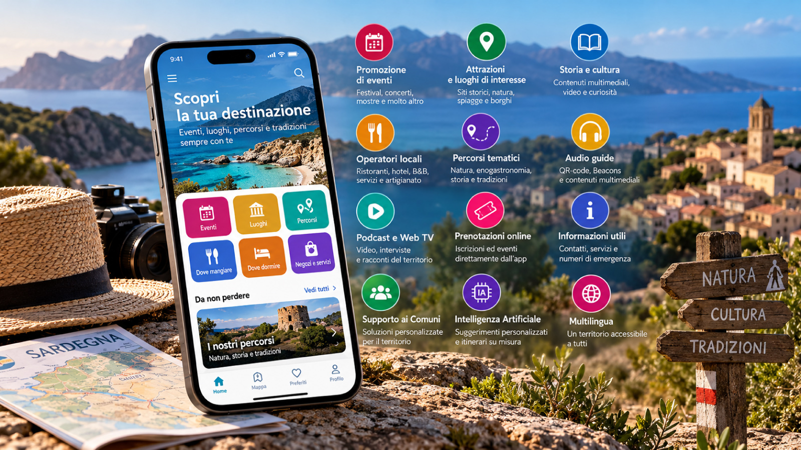 Applicazioni per la Promozione turistica del Territorio e delle Città
