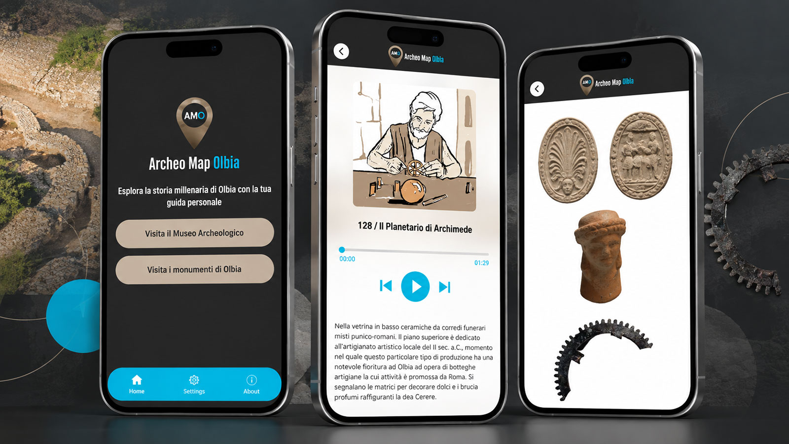 Archeomap Olbia – WebApp museale multilingua