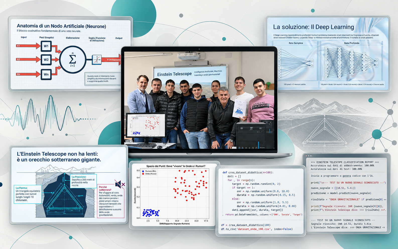 Laboratorio IA, Machine Learning e onde gravitazionali Nuoro