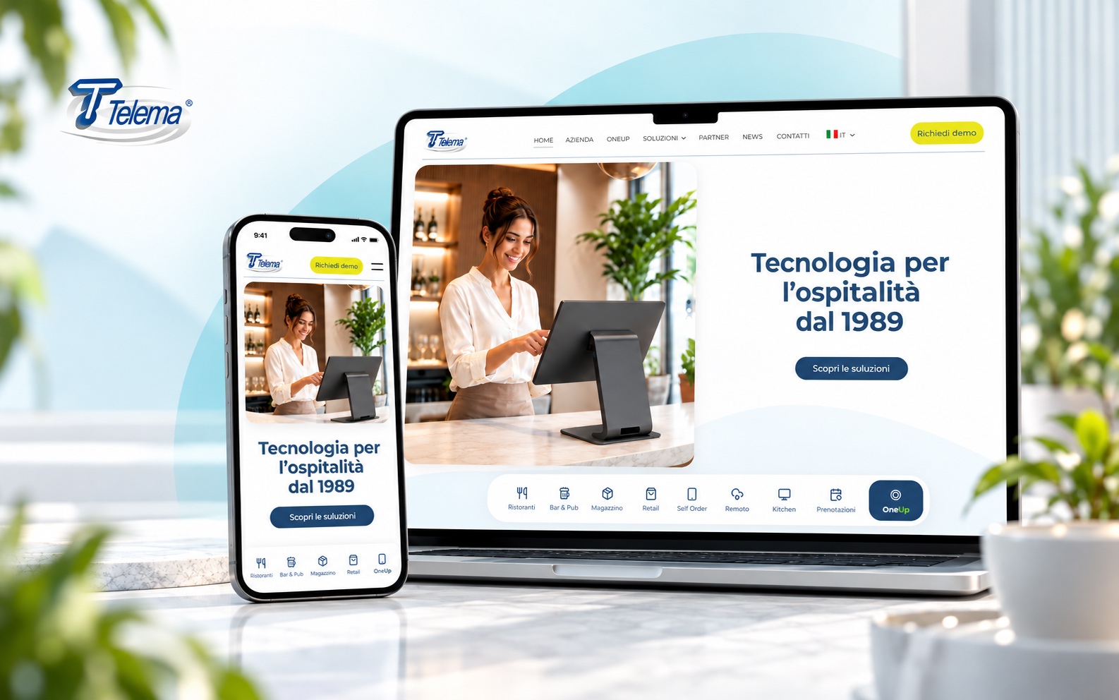 Telema Pos Cagliari | Sito web software ristorazione e bar