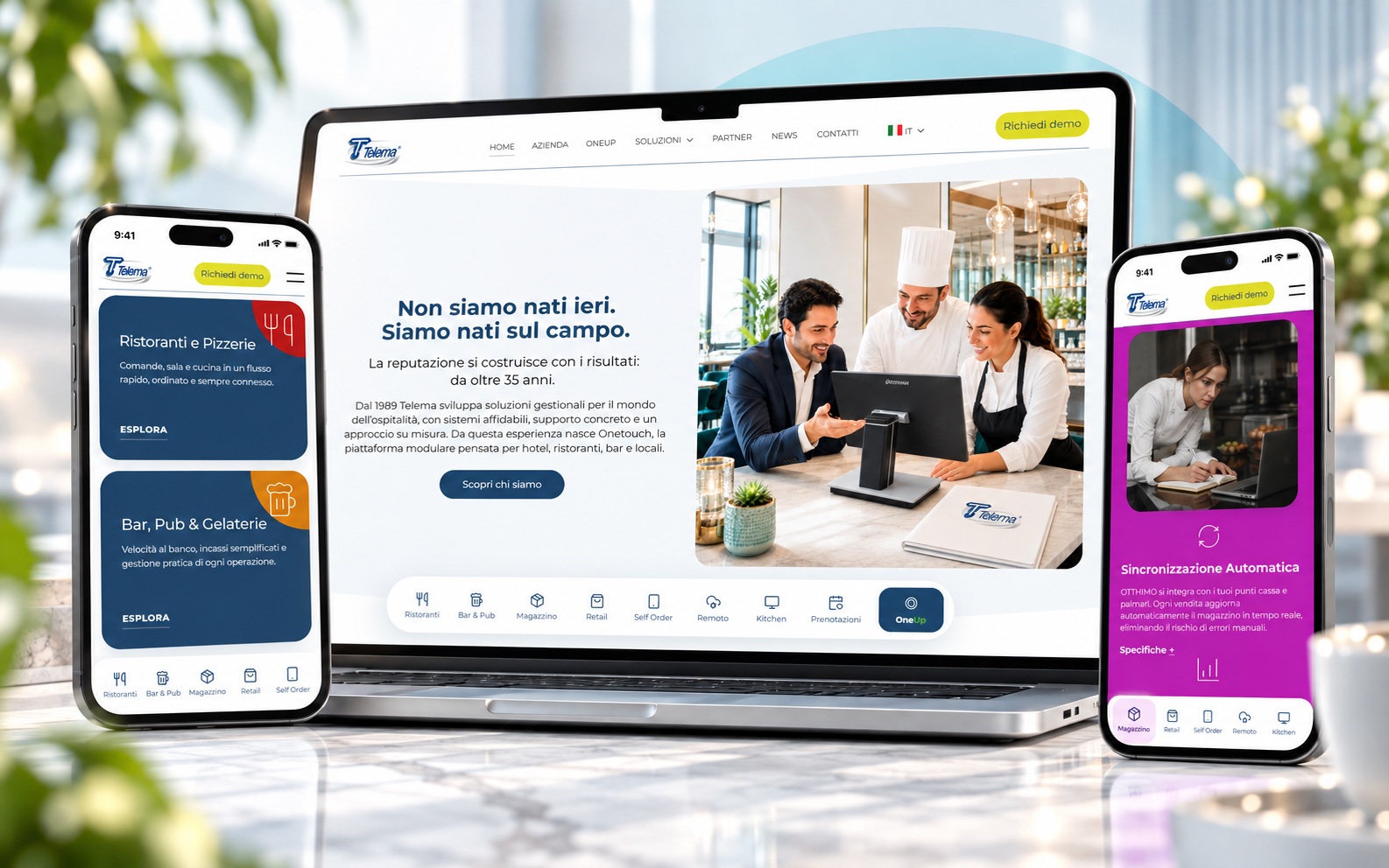 Telema Pos Cagliari | Sito web software ristorazione e bar