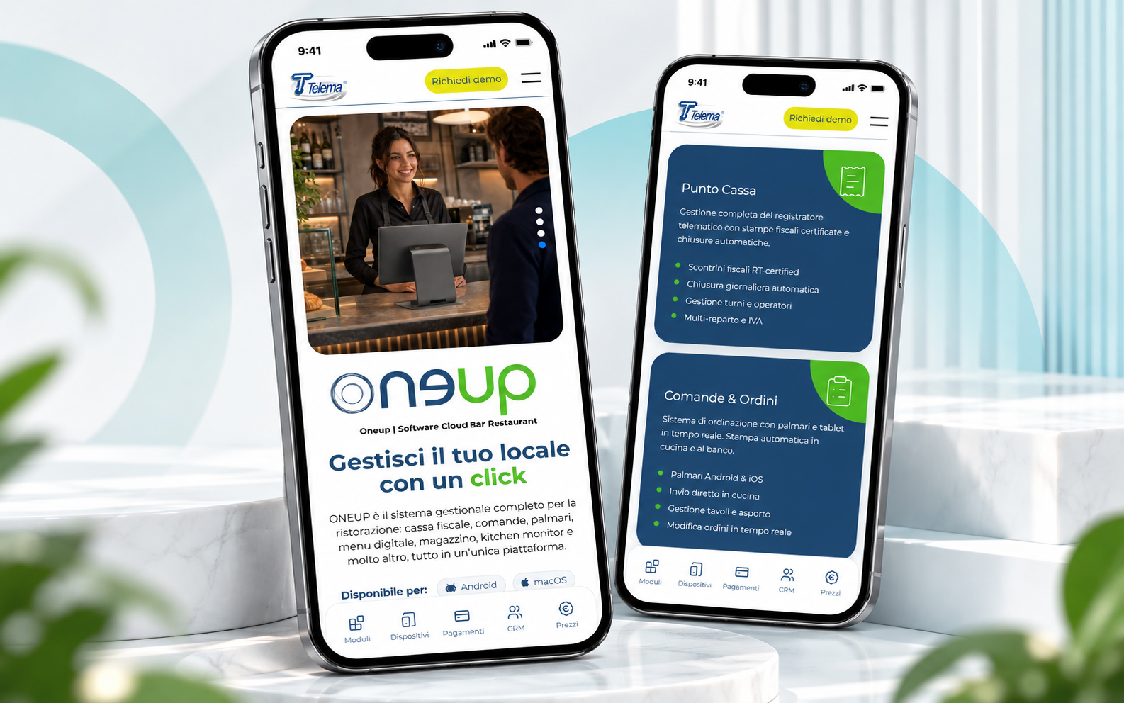 Telema Pos Cagliari | Sito web software ristorazione e bar