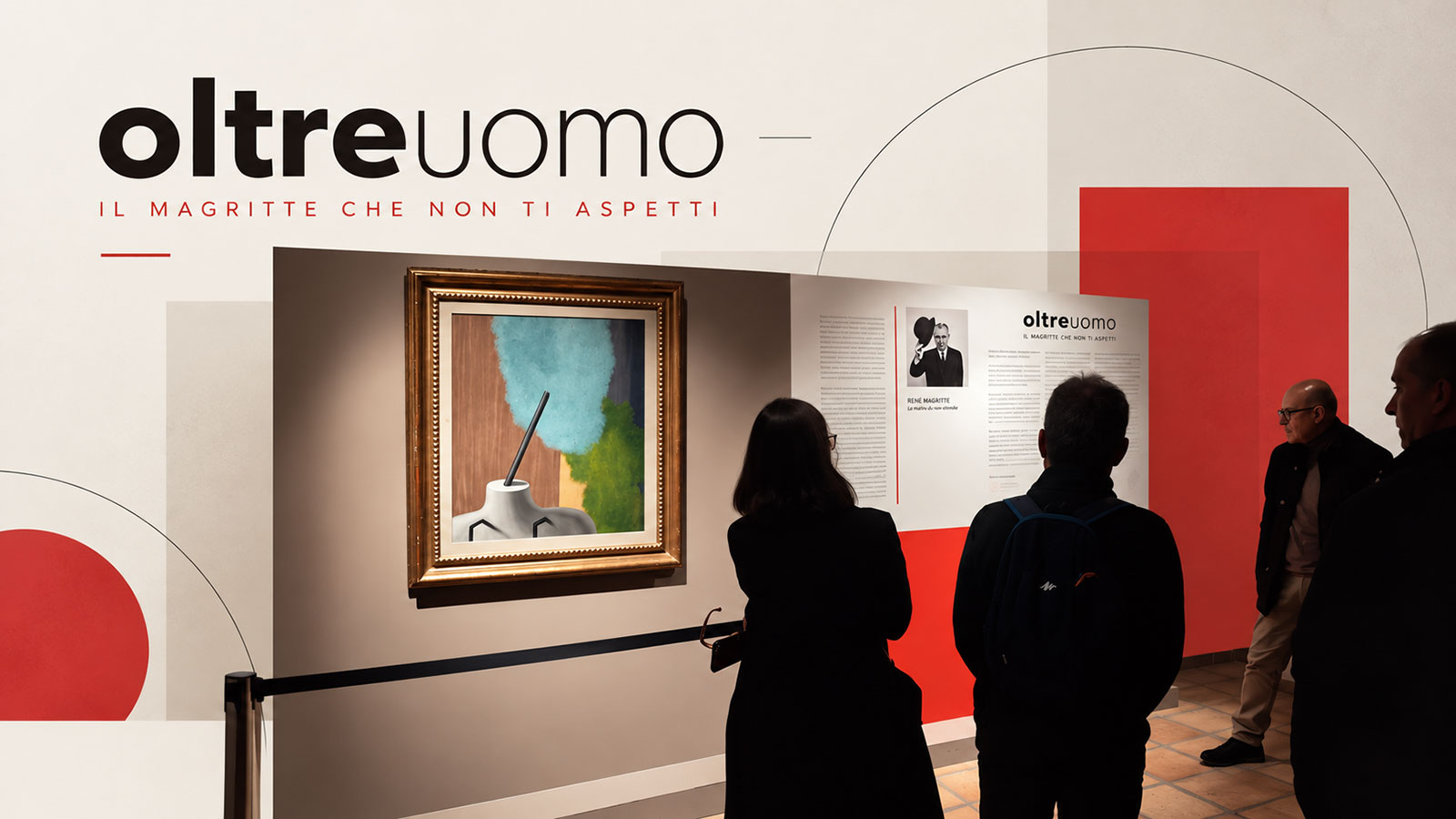 Oltreuomo – Il Magritte che non ti aspetti | WebApp museale